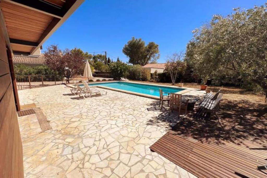 Petit Terme - Piscine - Clim - Parking Apartment Les Angles  Exterior foto