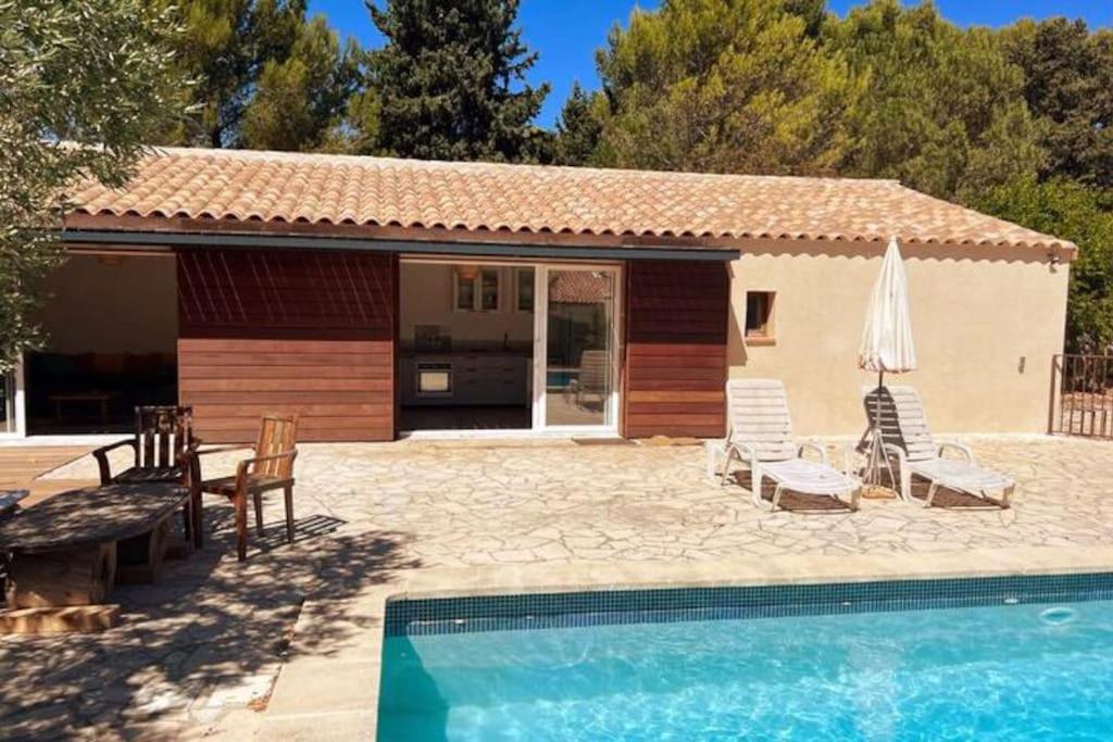 Petit Terme - Piscine - Clim - Parking Apartment Les Angles  Exterior foto